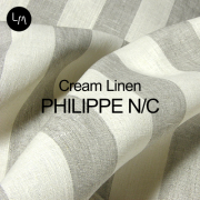ハッカバック織り　リネンミー LinenMe リネン生地　フィリップN/C 　生地幅 150m リネン100% リトアニア製